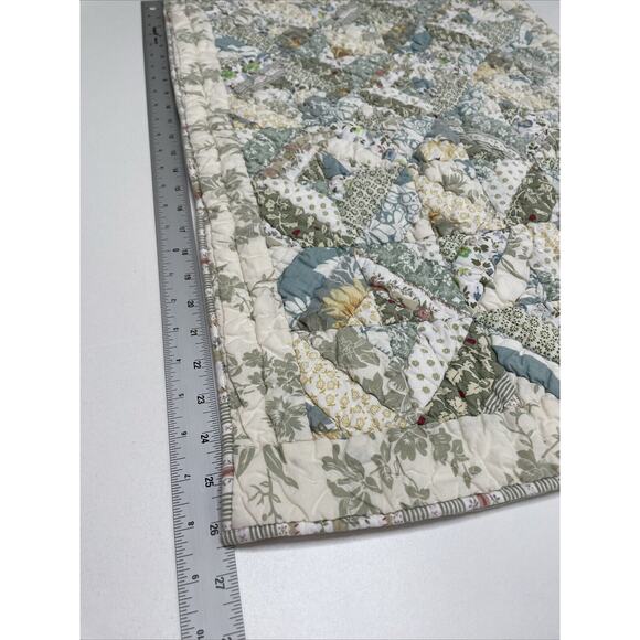 LL‎ Bean Quilted Floral Cottage Country Patchwork Pillow Sham STANDARD SIZE - Picture 9 of 9